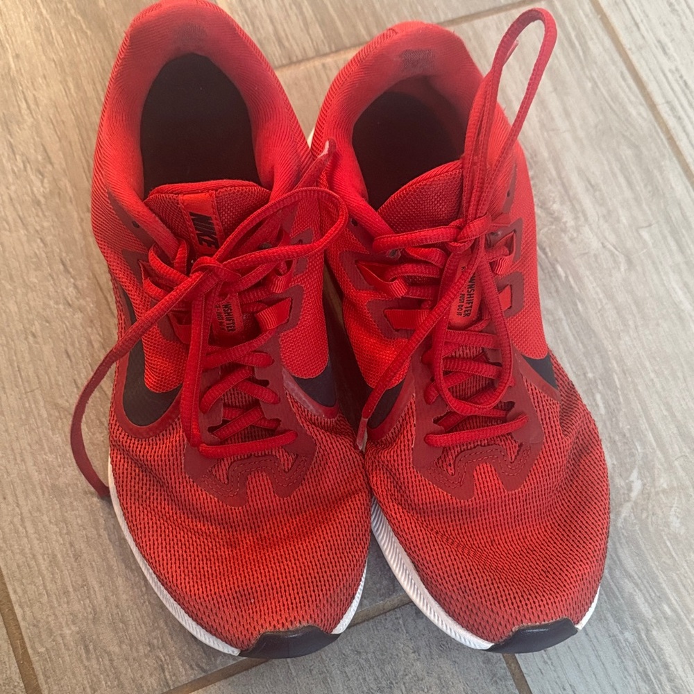Nike  Red Athletic Shoes